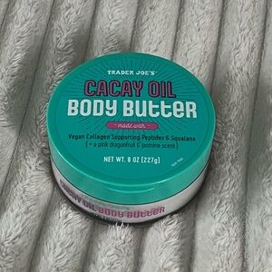Trader Joe’s Cacay Oil Body Butter • Pink Dragonfruit & Jasmine Scent • 8oz